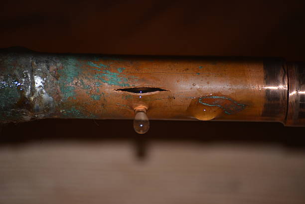 Burst water pipe